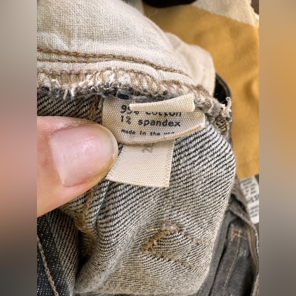 L’AGENCE Straight Leg Grey Distressed Jeans Size 28 - Picture 5 of 5